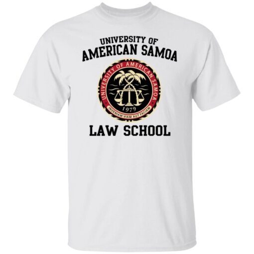 University Of American Samoa Law School Tee Shirt