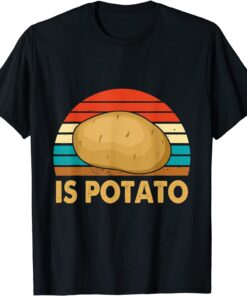 Vintage Retro Is Potato Talk Show Tee Shirt