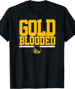 Vintage Warriors Tee Gold-blooded for Lover Basketball Tee Shirt