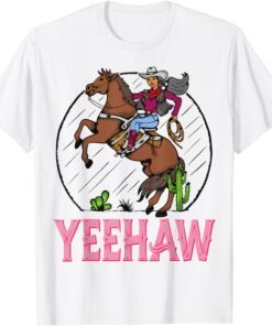 Vintage Yeehaw Howdy Rodeo Western Country Southern Cowgirl Tee Shirt