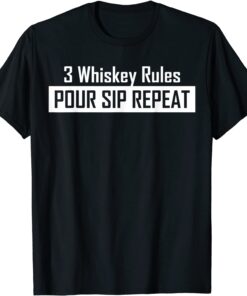 Whiskey Clothing 3 Whiskey Rules Tee Shirt