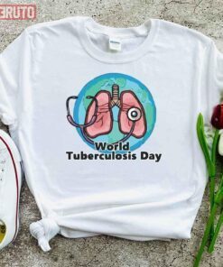 World Tuberculosis Day Awareness Retro Vintage Distresse Tee Shirt