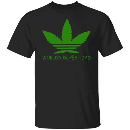 World’s Dopest Dad Weed Tee Shirt