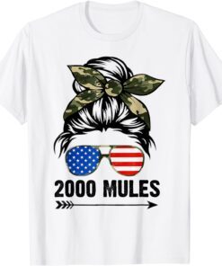 2000 Mules Game Is Over Pro Trump Messy Bun USA 2024 Tee Shirt