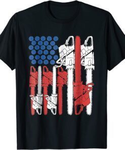 4th Of July Arboris Tree Climber Dad Chainsaw Tee Shirt