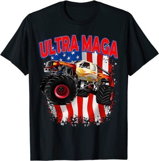 4th of July Monster Truck - Ultra MAGA Tee Shirt