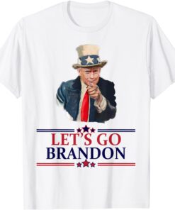 Abraham Trump Let's Go Brandon Republican Anti Liberal Biden Tee Shirt