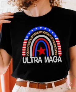 American Flag Rainbow Ultra Maga Donald Trump Ultra Maga Tee Shirt