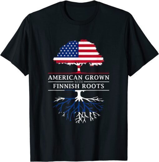 American Grown with Finnish Roots Tee Shirt