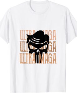 American Patriotic Fathers Day Ultra MAGA Grunge Lettering Tee Shirt