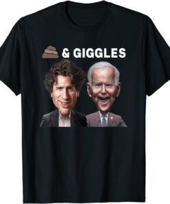 Anti Biden Trudeau Shits 'n Giggles Political Tee Shirt