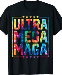 Anti Joe Biden Ultra Maga Tie Dye Tee Shirt