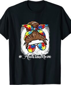 Autism Awareness Mom Autistic Acceptance Women Tee Shirt