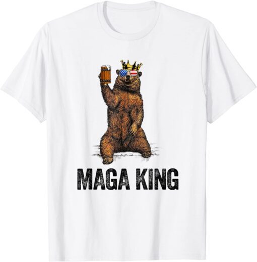 Bear Crown Maga King The Great Maga King Pro Trump T-Shirt