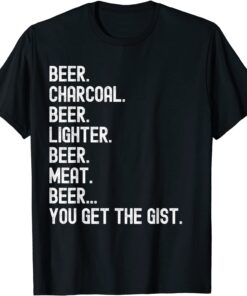 Beer Grilling Meat Father's Day Dad 2022 T-Shirt