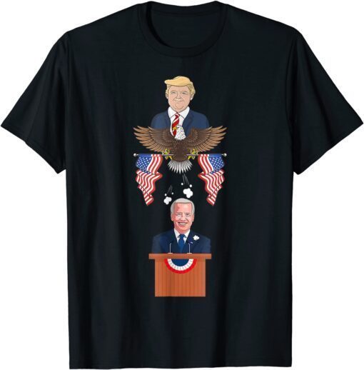 Biden Bird Poop From Trump American Bird Tee Shirt