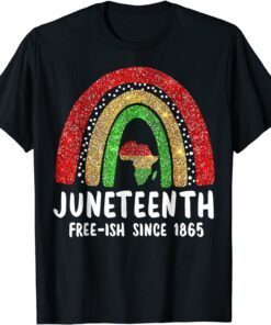 Black Freedom 1865 Remembering My Ancestors Juneteenth Tee Shirt