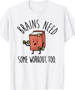 Bookman - Brain Reading Books - Bookworm T-Shirt