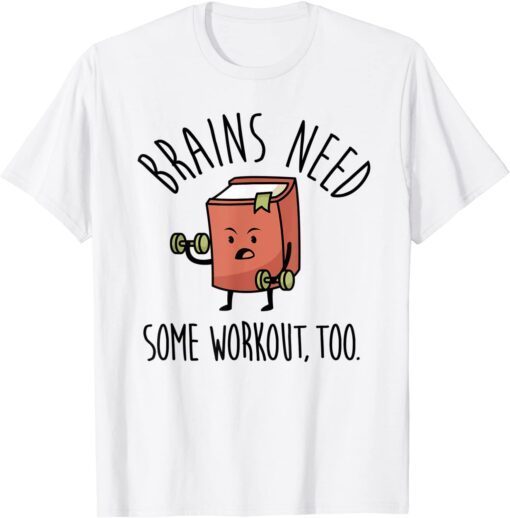 Bookman - Brain Reading Books - Bookworm T-Shirt