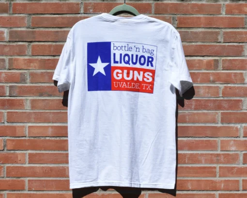 Bottle's Bag Liquor'n Guns Tee Shirt