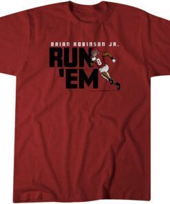 Brian Robinson Jr Run 'Em Tee Shirt