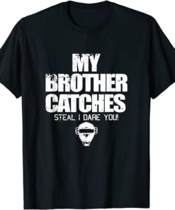 Brother Sister Baseball Catcher Tee Shirt