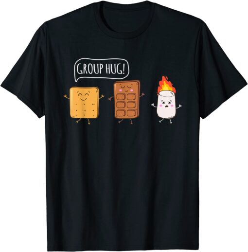 Camping Roasting Bonfire Adventure Tee Shirt