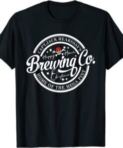 Captain Jack Hearsay's Brewing Co Home Of The Mega Pint Tee Shirt