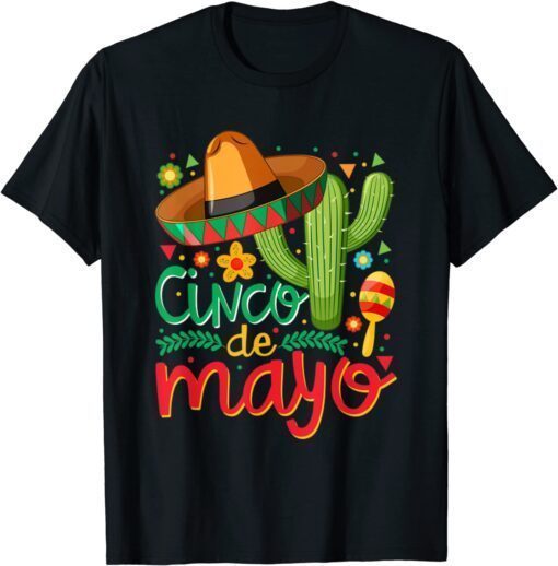 Cinco De Mayo Fiesta Surprise Camisa 5 De Mayo Viva Mexico Tee Shirt