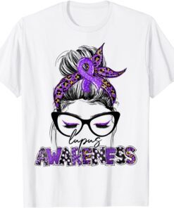 Classy Leopard Pattern Shades Lupus Awareness Ribbon 2022 Shirt