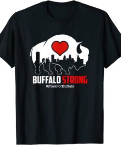 Community Strength Pray Support New York Buffalo Strong Tee Shirt