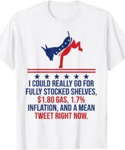 Could Go For Fully Stocked Shelves, Inflation & Mean tweet Tee Shirt