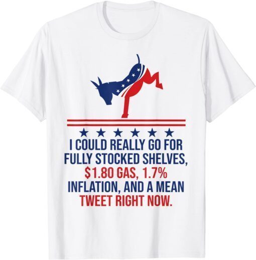 Could Go For Fully Stocked Shelves, Inflation & Mean tweet Tee Shirt