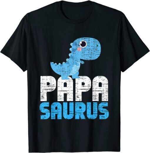 Daddy Papasaurus Family Father's Day Dinosaur T-Shirt