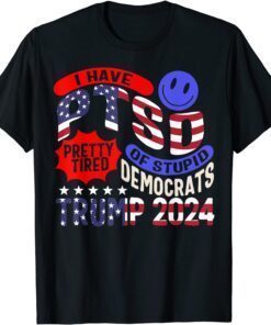 Donald Trump 2024 Supporter Tired Of Democrats Anti Biden Tee Shirt