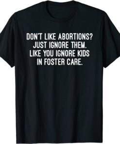 Don't Like Abortion? My Body My Choice Pro Choice Feminist Tee Shirt