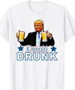 Drinking Presidents Trump 4th Of July Donald Drunk Tee Shirt