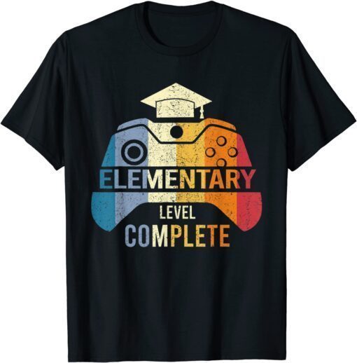 Elementary Level Complete Graduation Gamer Tee ShirtElementary Level Complete Graduation Gamer Tee Shirt