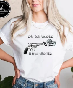End Gun Violence In Mass Shooting, Pray For Uvalde Texas Tee Shirt