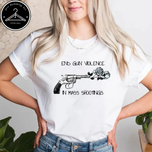 End Gun Violence In Mass Shooting, Pray For Uvalde Texas Tee Shirt