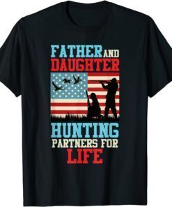 Father and daughter hunting partner for life Daddy daughter Tee Shirt