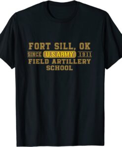 Fort Sill Field Artillery School Air Defense Artillery Tee Shirt