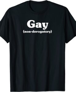 Gay non-derogatory Tee Shirt
