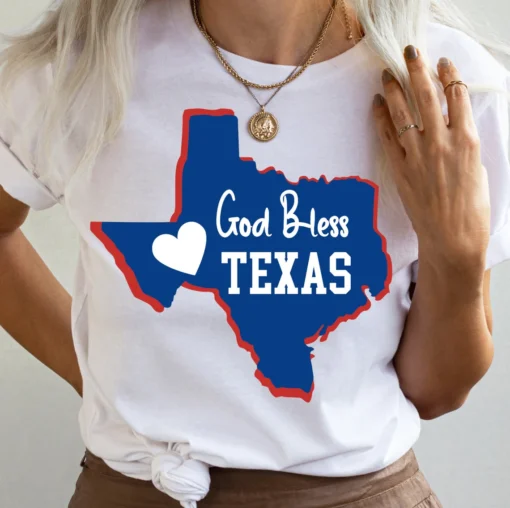 God Bless Texas, Prayers for Texas, Anti Gun Pray For Texas Tee Shirt