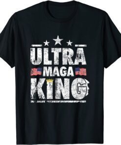 Great Ultra MAGA King Trump Biden Political Ultra Mega Proud T-Shirt