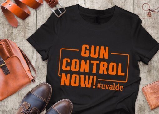 Gun Control Now, Peace and Love, Uvalde Strong Tee Shirt