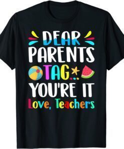 HAPPY LAST OF DAY SCHOOL Rainbow Teacher Student Graduation T-Shirt