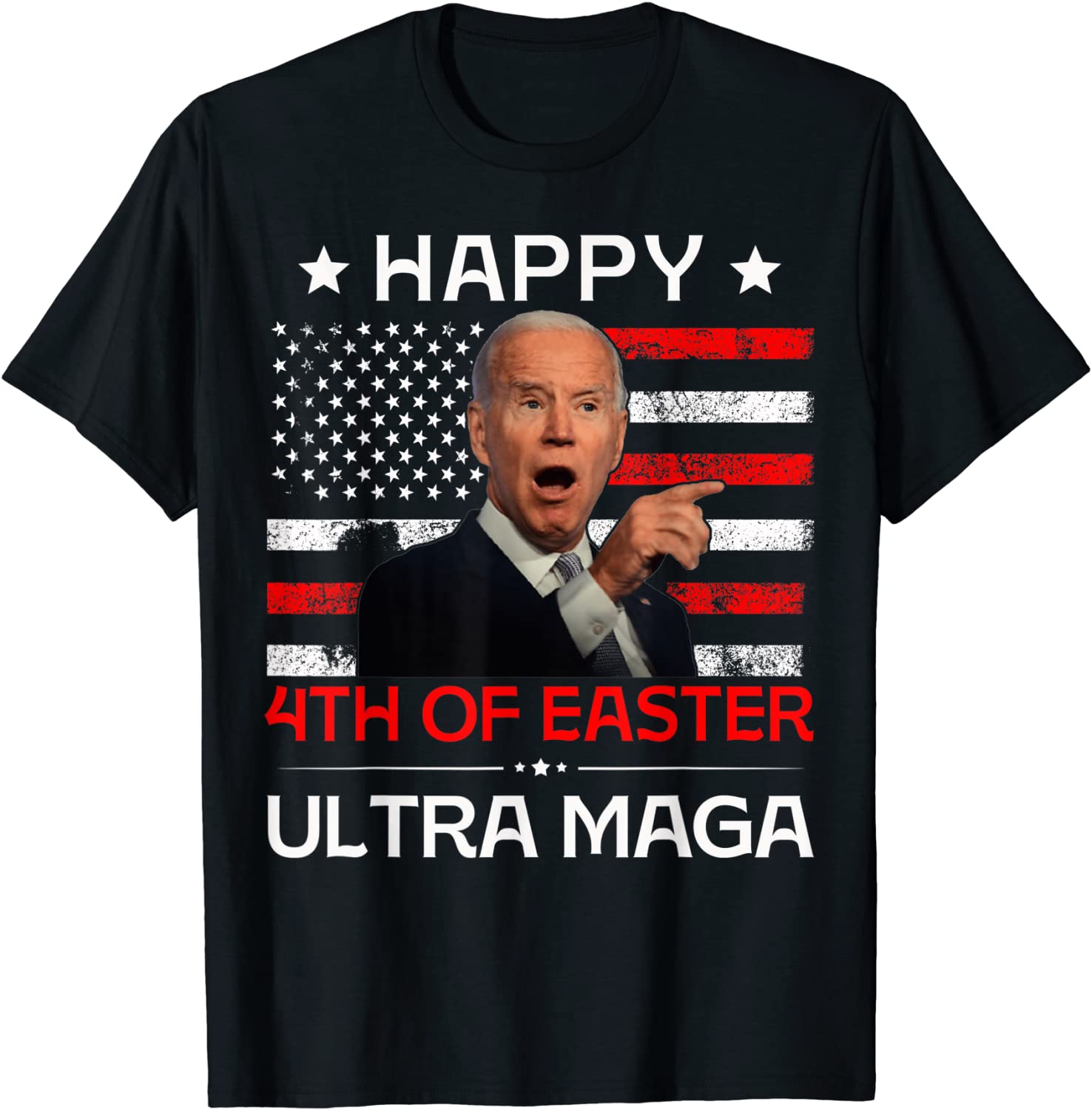 Happy Easter 4th Of July Joe Biden Confused ULTRA MAGA Trump Tee Shirt Happy Easter 4th Of July Joe Biden Confused ULTRA MAGA Trump Tee Shirt