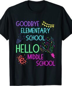 Hello Middle School Graduation Elementary School Tee Shirt