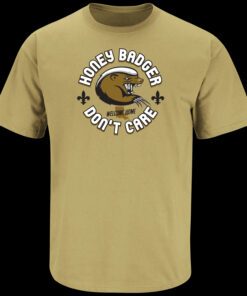 Honey Badger Don't Care New Orleans Football Tee Shirt